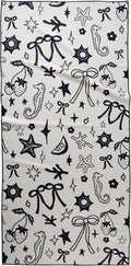 GEOMETRY Micro-Loop Beach Towel - Quick-Dry, Sand-Resistant