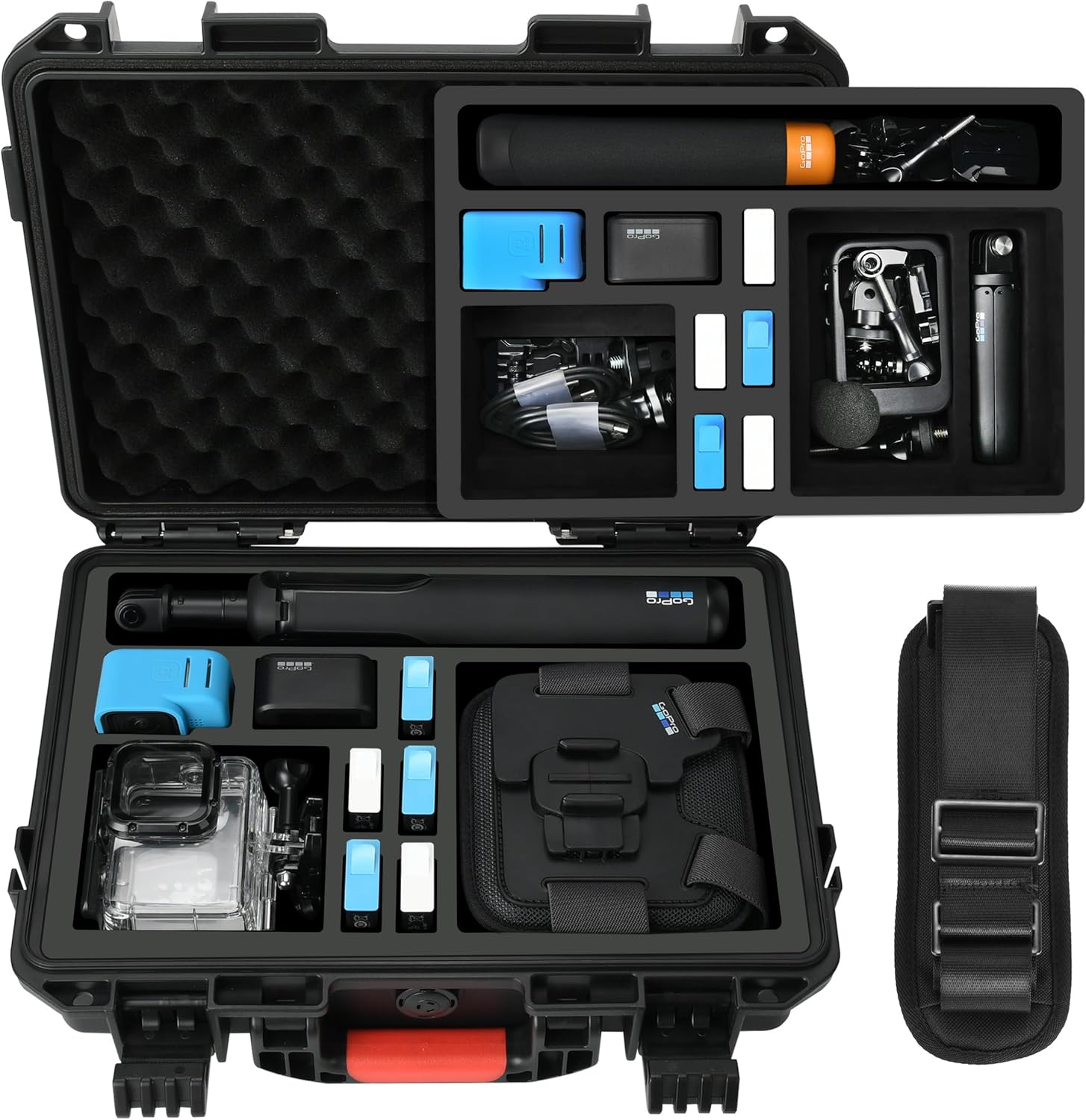 YETEETH Case Organizer for GoPro Hero 12 - Waterproof Storage
