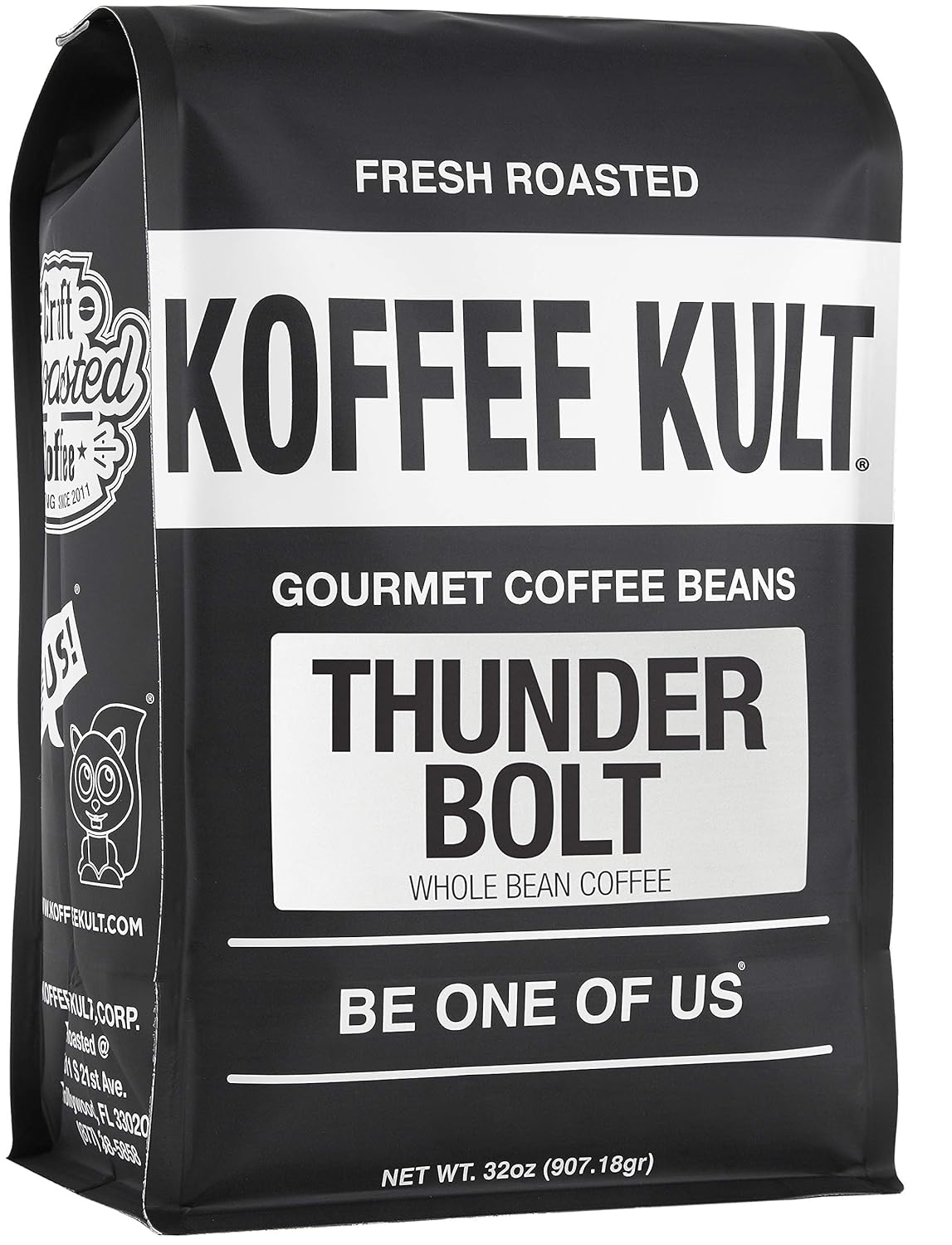 Koffee Kult Thunder Bolt Dark French Roast Whole Bean Coffee