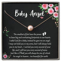 14K Rose Gold Filled Miscarriage Gifts Pearl Necklace - Ready to Gift