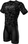 Mens Elite Aerosuit Triathlon Skinsuit Short Sleeve - Fast Dry
