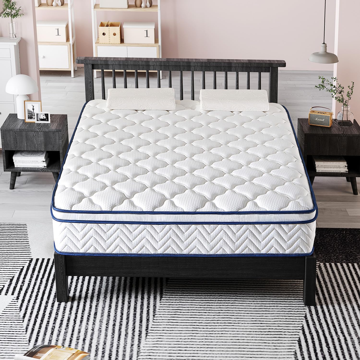 12 Inch Twin Hybrid Mattress with Gel Memory Foam & Pocket Springs