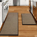Kitchen Rugs and Mats Non Skid Washable Set of 2 PCS - Absorbent