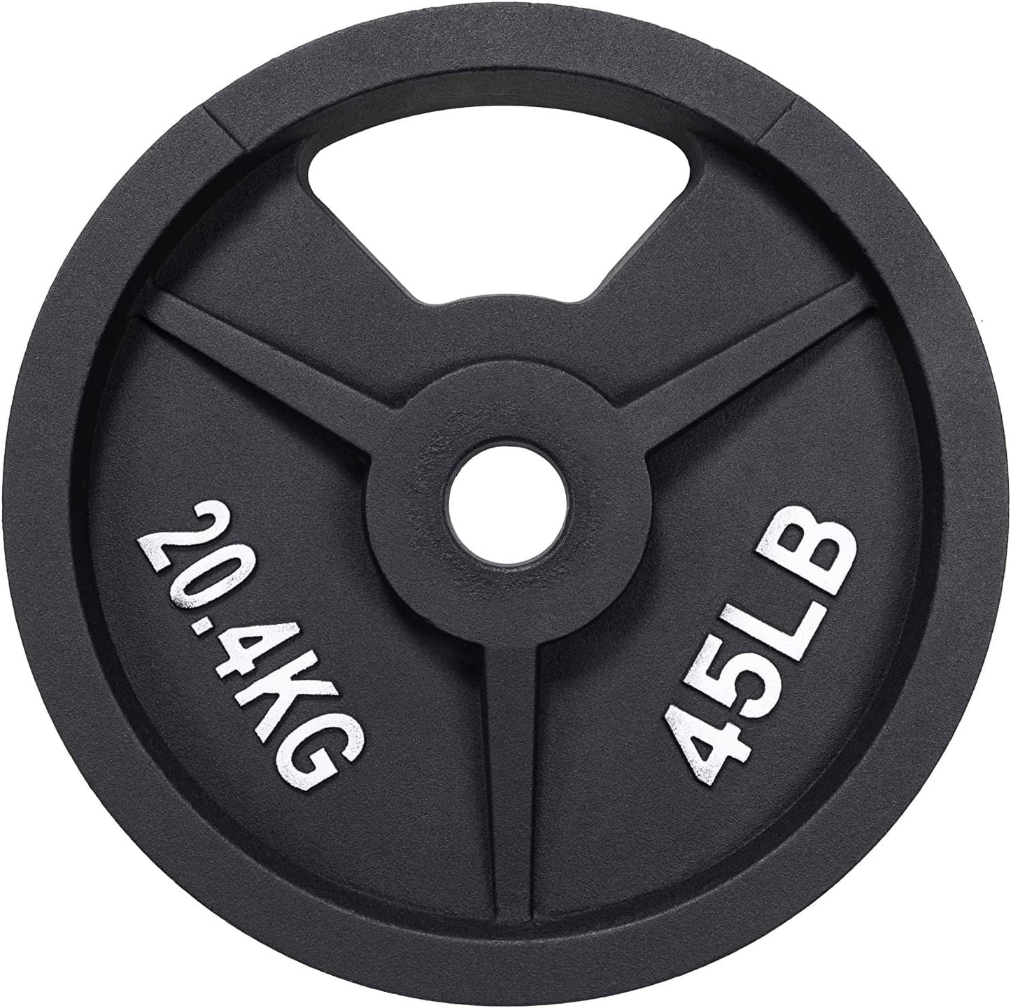 Signature Fitness Cast Iron Weight Plates for Strength Training