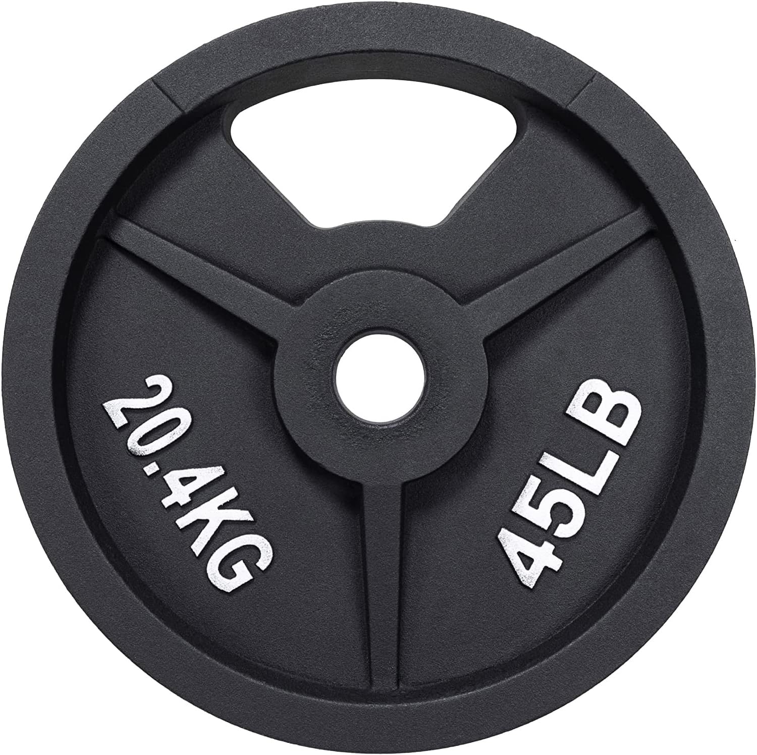 Signature Fitness Cast Iron Weight Plates for Strength Training