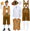 Authentic German Lederhosen for Men - Complete Oktoberfest Outfit