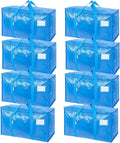 Extra Large Moving Bags with Zippers & Handles - Heavy-Duty Storage