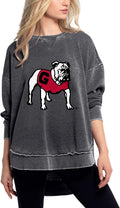 Chicka-d Womens Burnout Campus Pullover - Tunic Fit Comfort