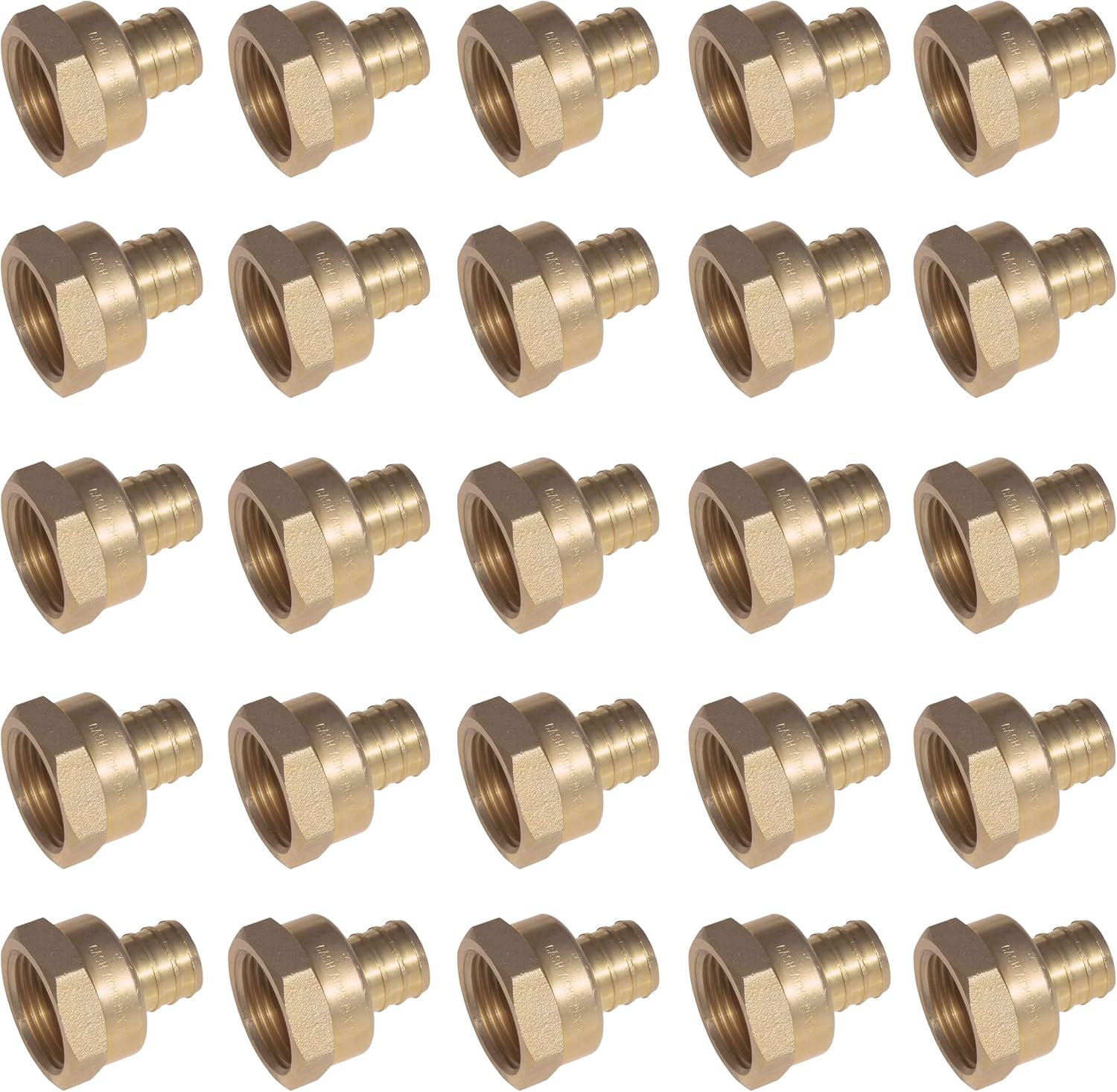 SharkBite Brass Crimp Female Adapter for PEX and Copper Pipes