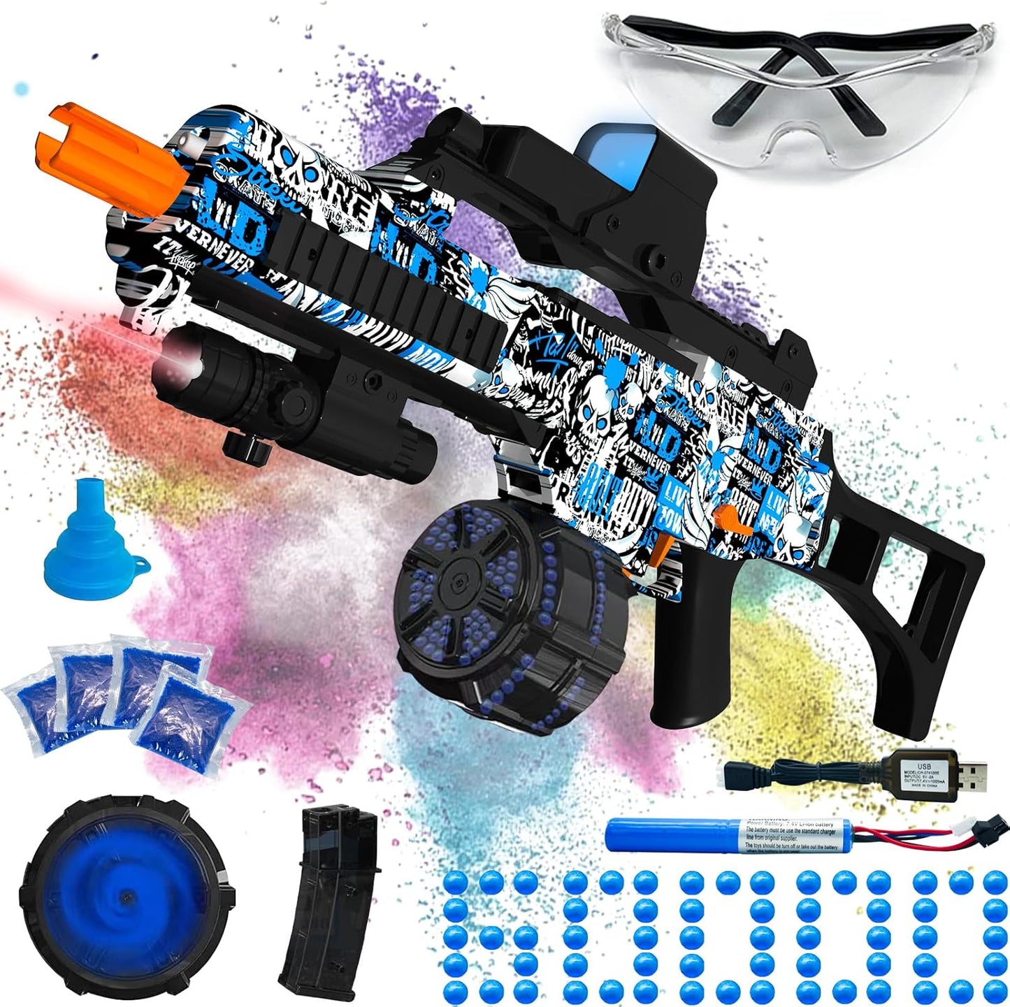 JIFTOK Electric Gel Ball Blaster for Outdoor Fun and Games
