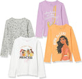 Disney Marvel Star Wars Girls and Toddlers Long-Sleeve T-Shirts - Pack