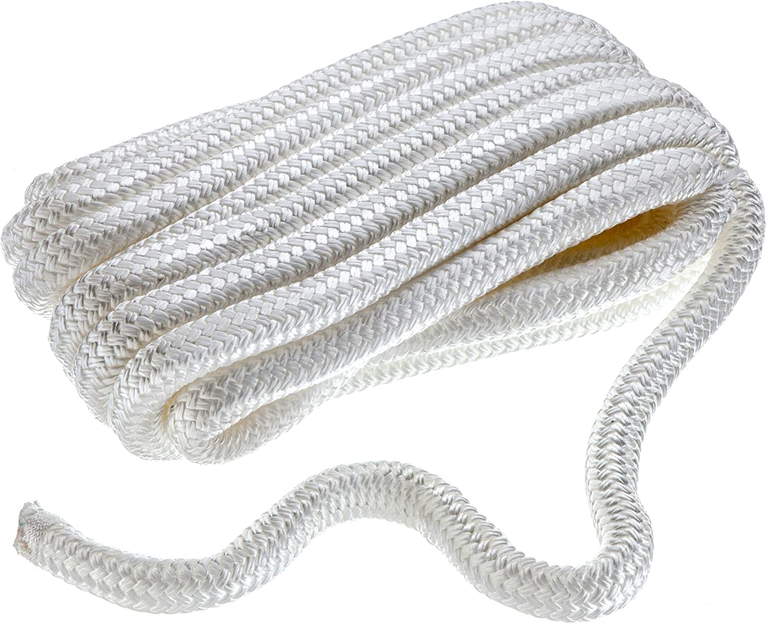 Seachoice Double-Braid Nylon Dock Line for Secure Docking