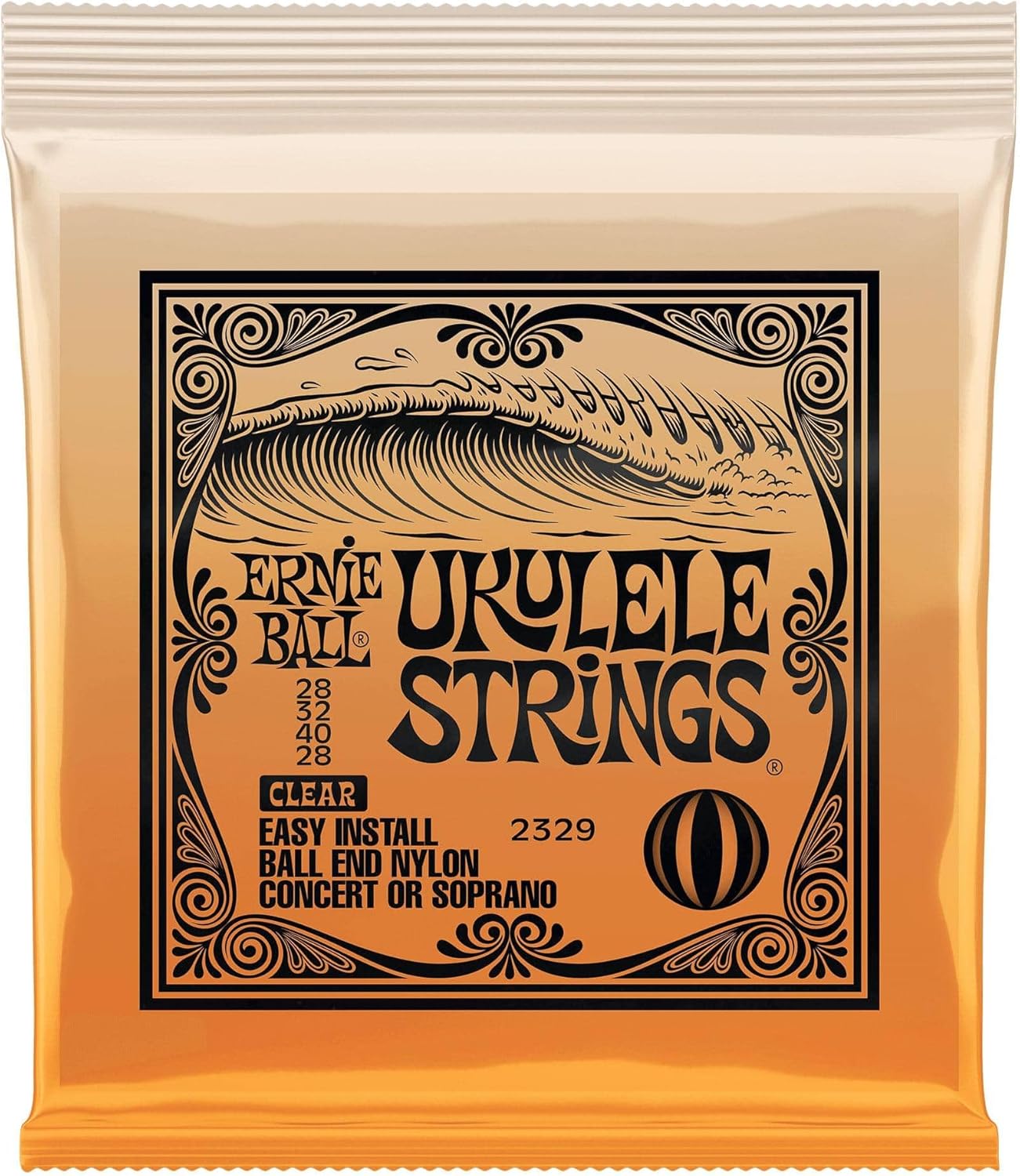 Ernie Ball Clear Nylon Ukulele Strings