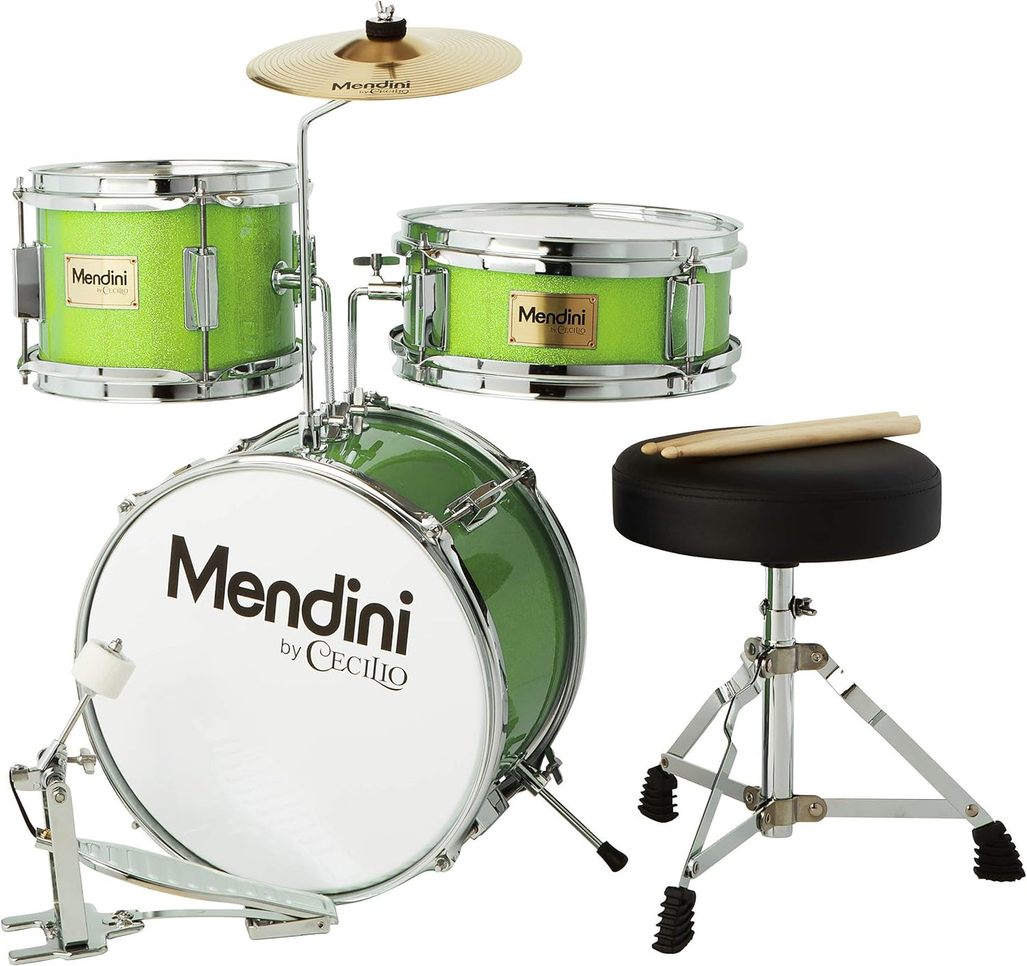 Mendini Kids Drum Set - 3 Piece Junior Drum Kit for Beginners