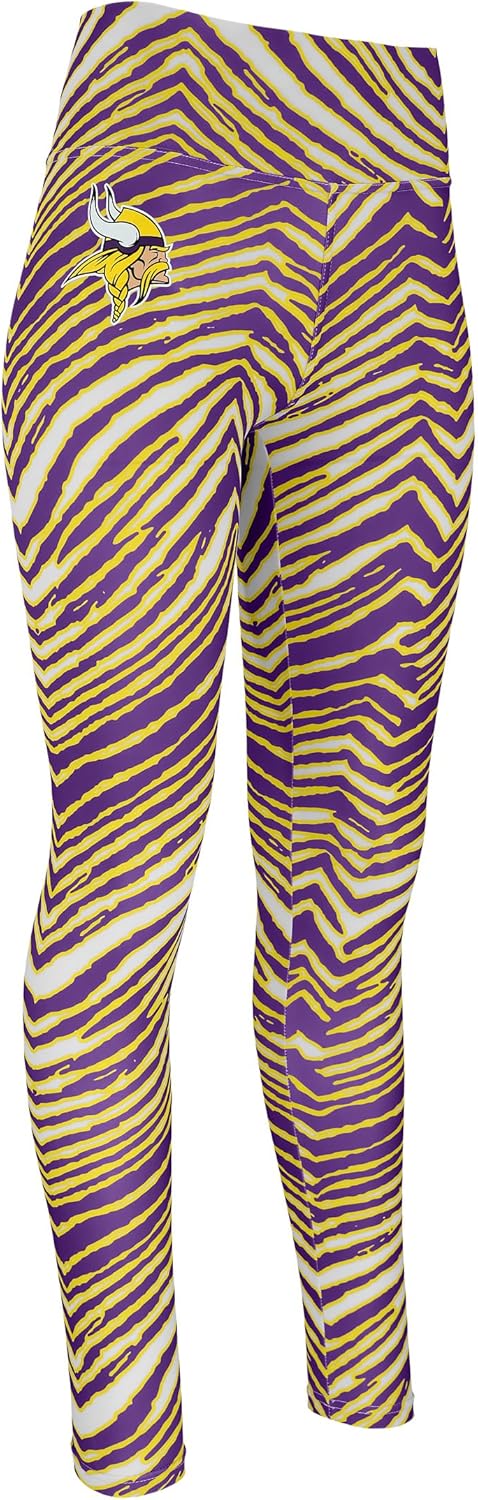 Zubaz NFL Women's Full Length High Waist Leggings for Fans