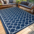 Waterproof Outdoor Rug 9x12 ft for Patio, RV, and Beach Use