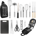 Stainless Steel Camping Cookware Set by Nineigh