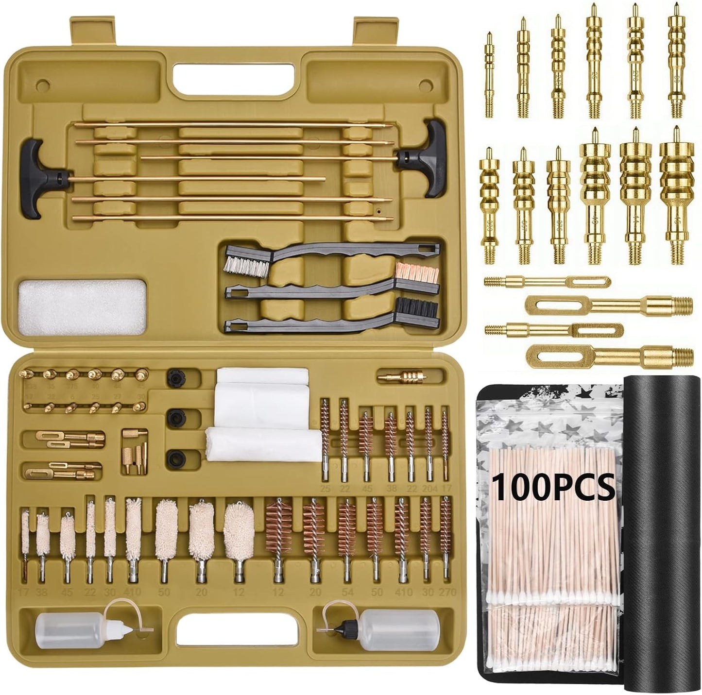 iunio Universal Gun Cleaning Kit for All Guns and Calibers