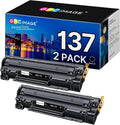 GPC Image Compatible 137 Toner Cartridges Replacement - 2 Pack Black