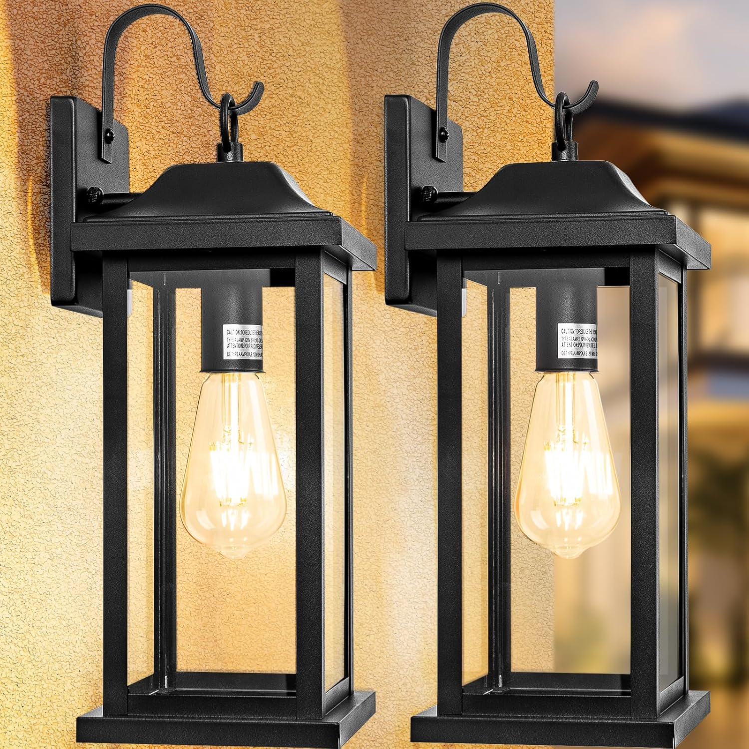 17 Inch Large Outdoor Light Fixtures for Modern Home Decor