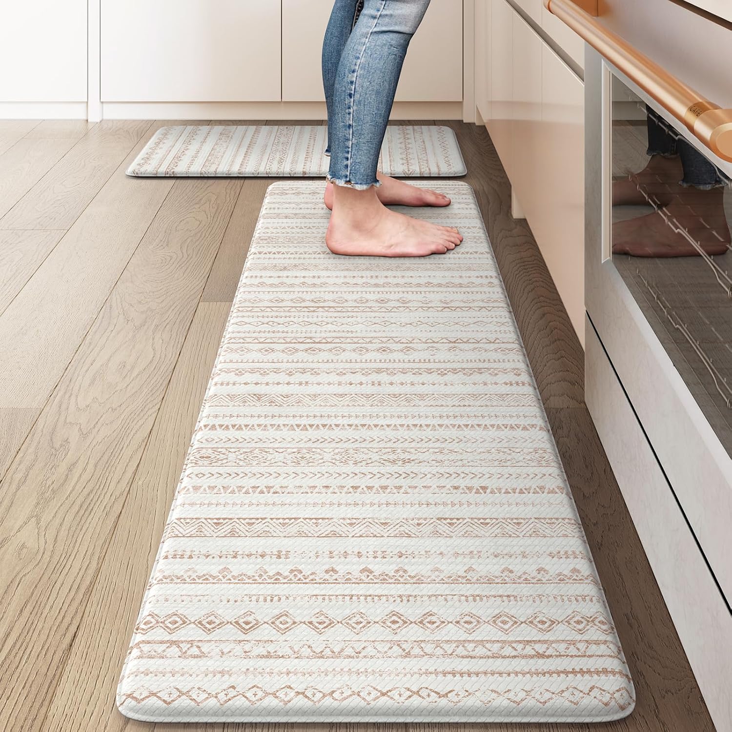 Anti Fatigue Mats for Kitchen Floor Non Slip Comfort 2 Piece