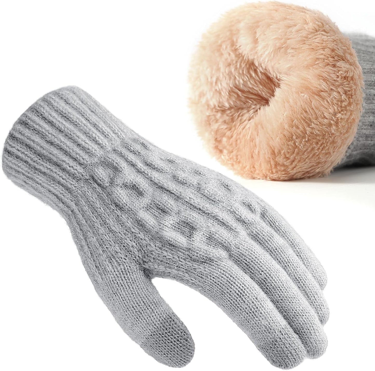 Womens Winter Touch Screen Gloves - Stay Warm in Style!