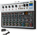 Professional Audio Mixer 7 Channel - DSP, USB, Bluetooth