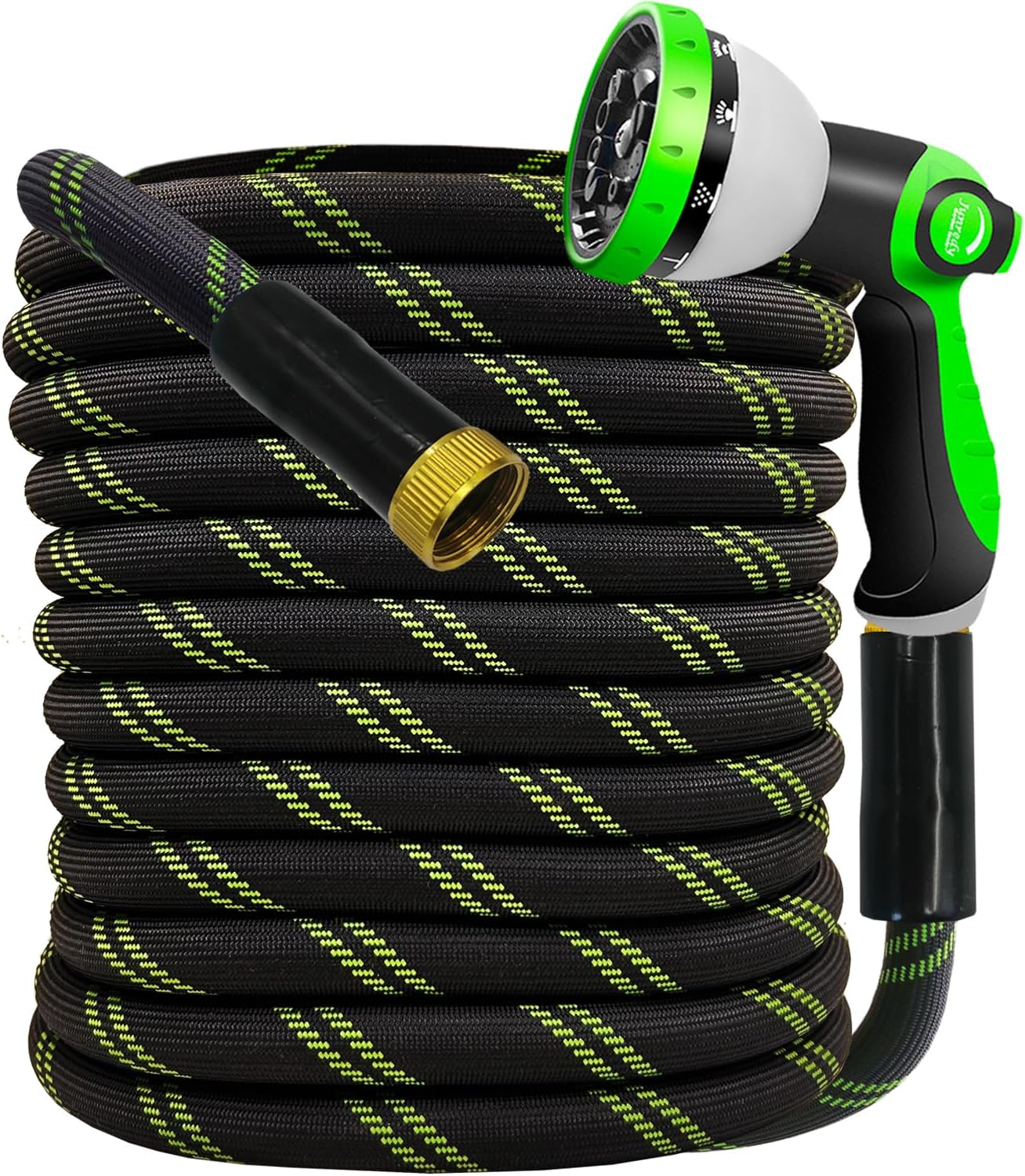 Garden Hose 25 FT Non-Expandable Heavy-Duty Flexible Water Hose