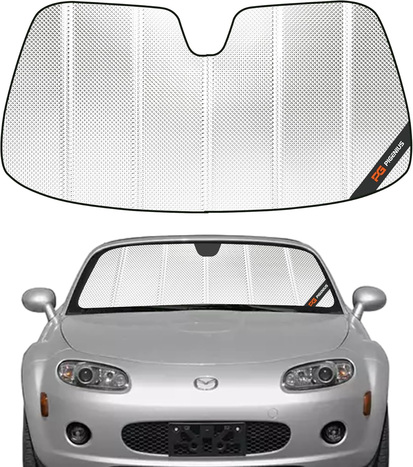 Windshield Sun Shade for Mazda MX5 Miata 2006-2015 - BLAZBLOCK
