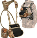 Silent Binocular Harness Chest Pack for Hunting and Bird Watching