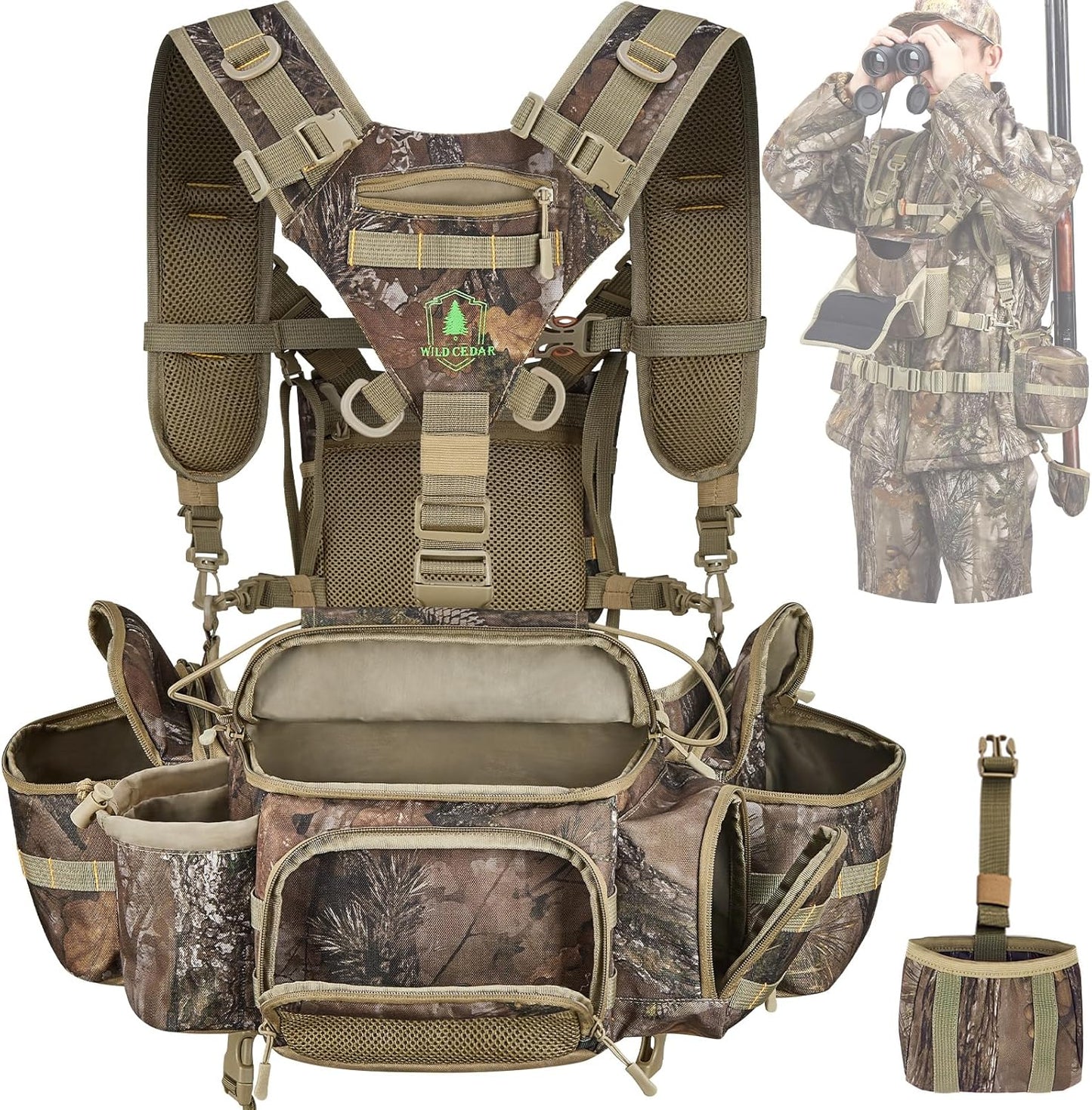 Hunting Fanny Pack for Men - Camo Waist Pack for Hunters