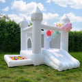 White Bounce House Inflatable Bouncer - Elegant Durable Playhouse