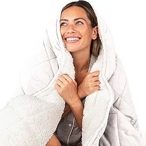 Luna Premium Sherpa Weighted Blanket for Ultimate Comfort