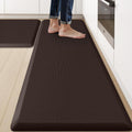 KitchenClouds Kitchen Rugs 2PCS Cushioned Anti-Fatigue Mats - Comfort
