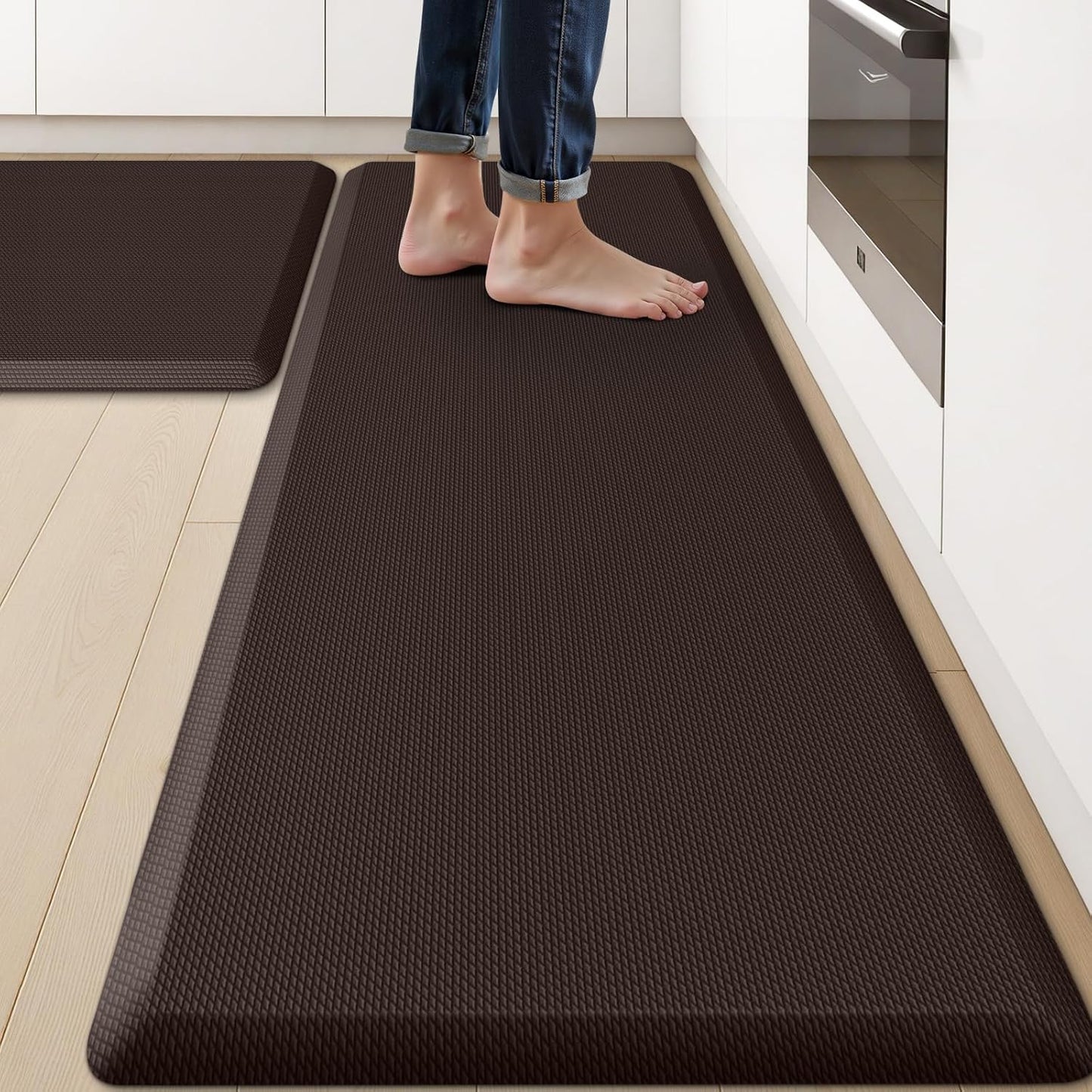 KitchenClouds Cushioned Anti-Fatigue Non-Slip Kitchen Mats