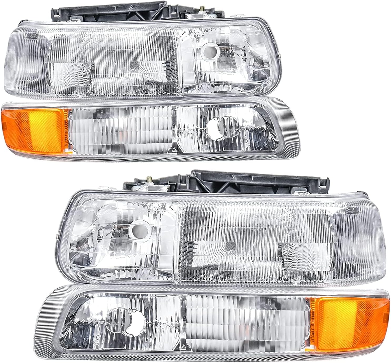 Headlight Assembly Crystal for 99-02 Chevy Silverado & More