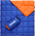 Down Puffy Blanket for 2 Person Car Camping - Lightweight Warm Quilt
