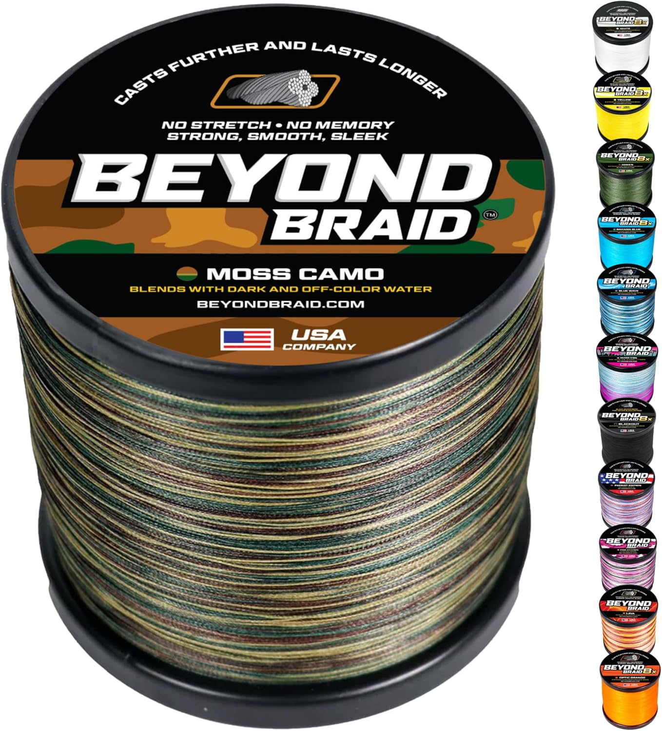 Beyond Braid Braided Fishing Line - Super Strong & Abrasion Resistant