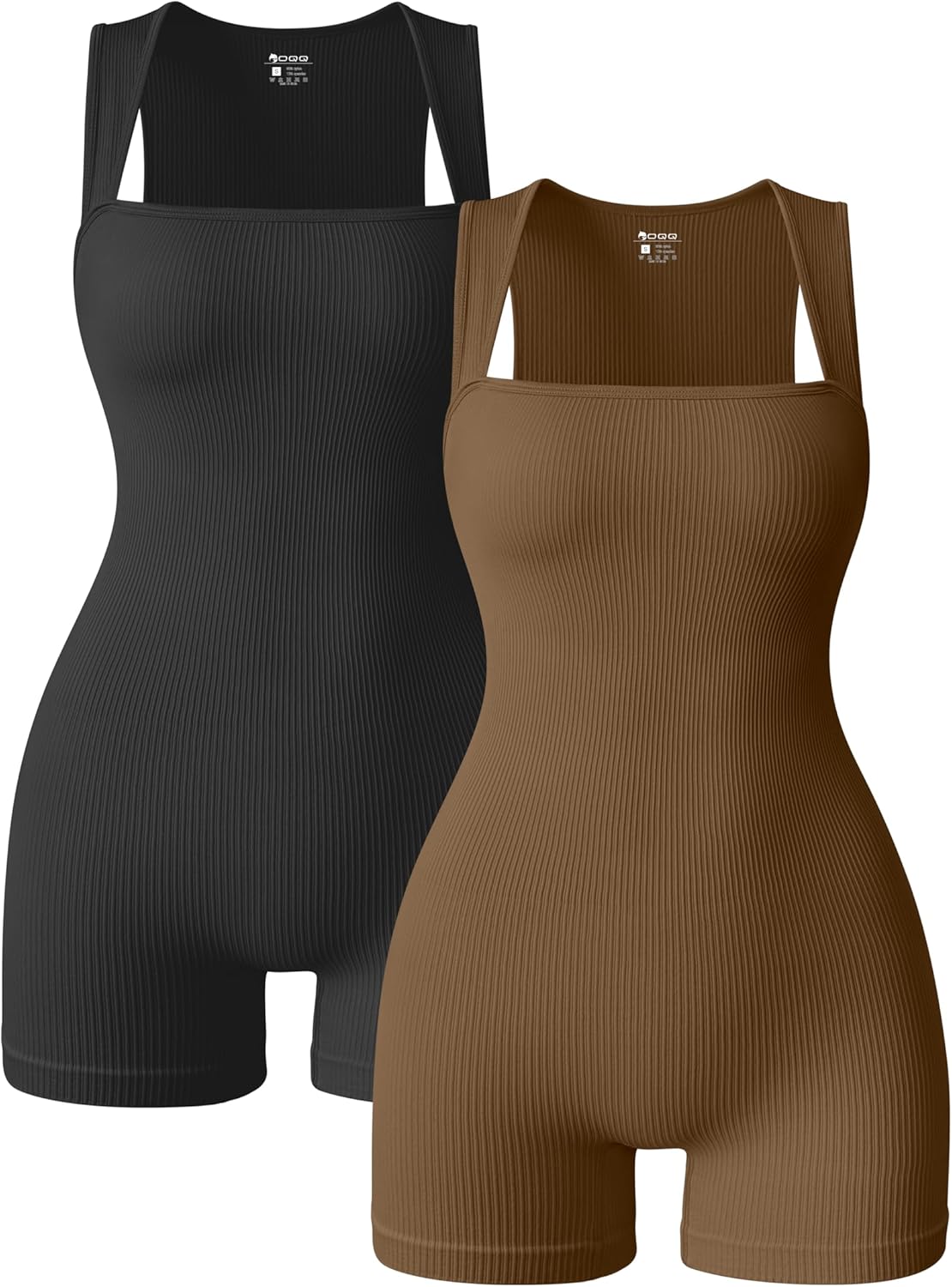 OQQ Women 2 Piece Rompers for Yoga and Exercise Activities