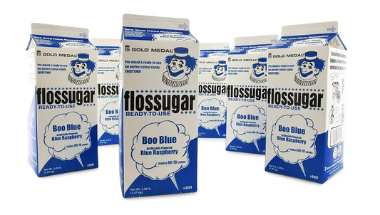 Gold Medal Blue Raspberry Cotton Candy Floss Sugar, 52 oz Pack