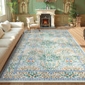Lahome Washable Floral Area Rug 8x10 for Living Room and Bedroom