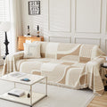 Boho Couch Cover Sofa Cover 71 in x 134 in - Soft Chenille Protection
