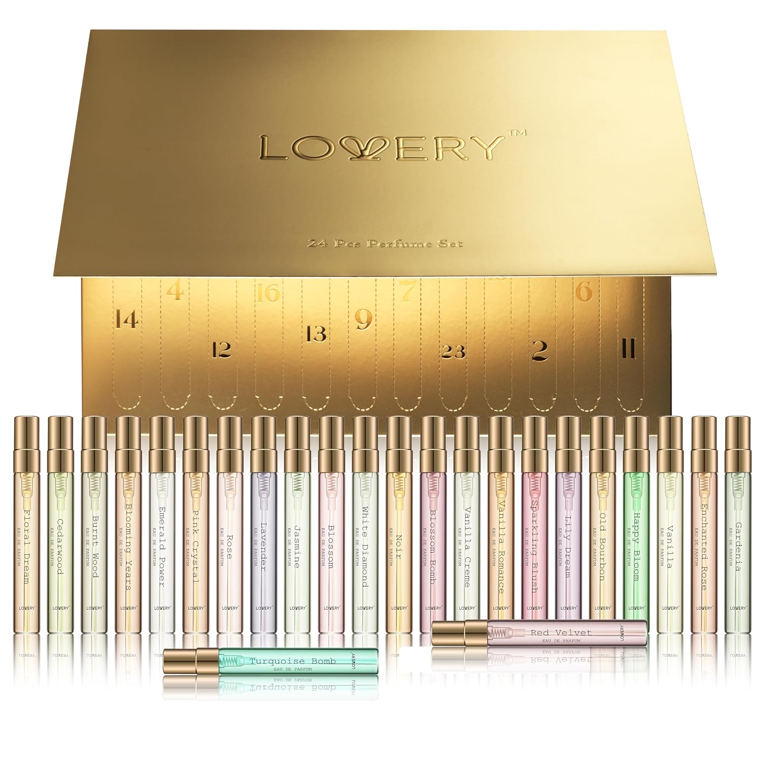 Advent Calendar 2025 Adult Women 24pc Perfume Gift Set for Her