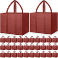 Reusable Grocery Bags 30 Pack Large Foldable Totes - Heavy Duty Bulk