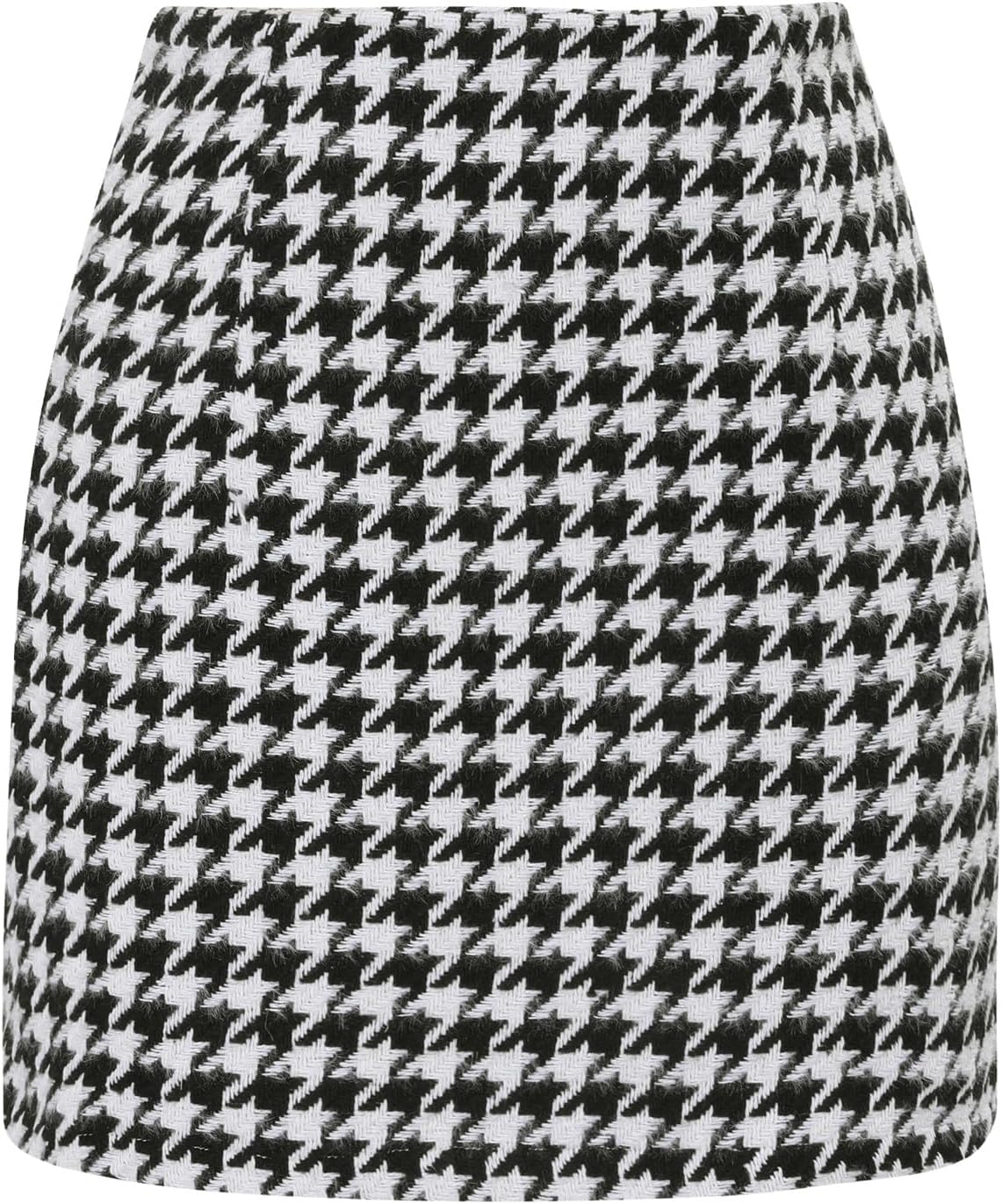 onlypuff Fall Plaid Skirts for Women High Waist Mini Skirt