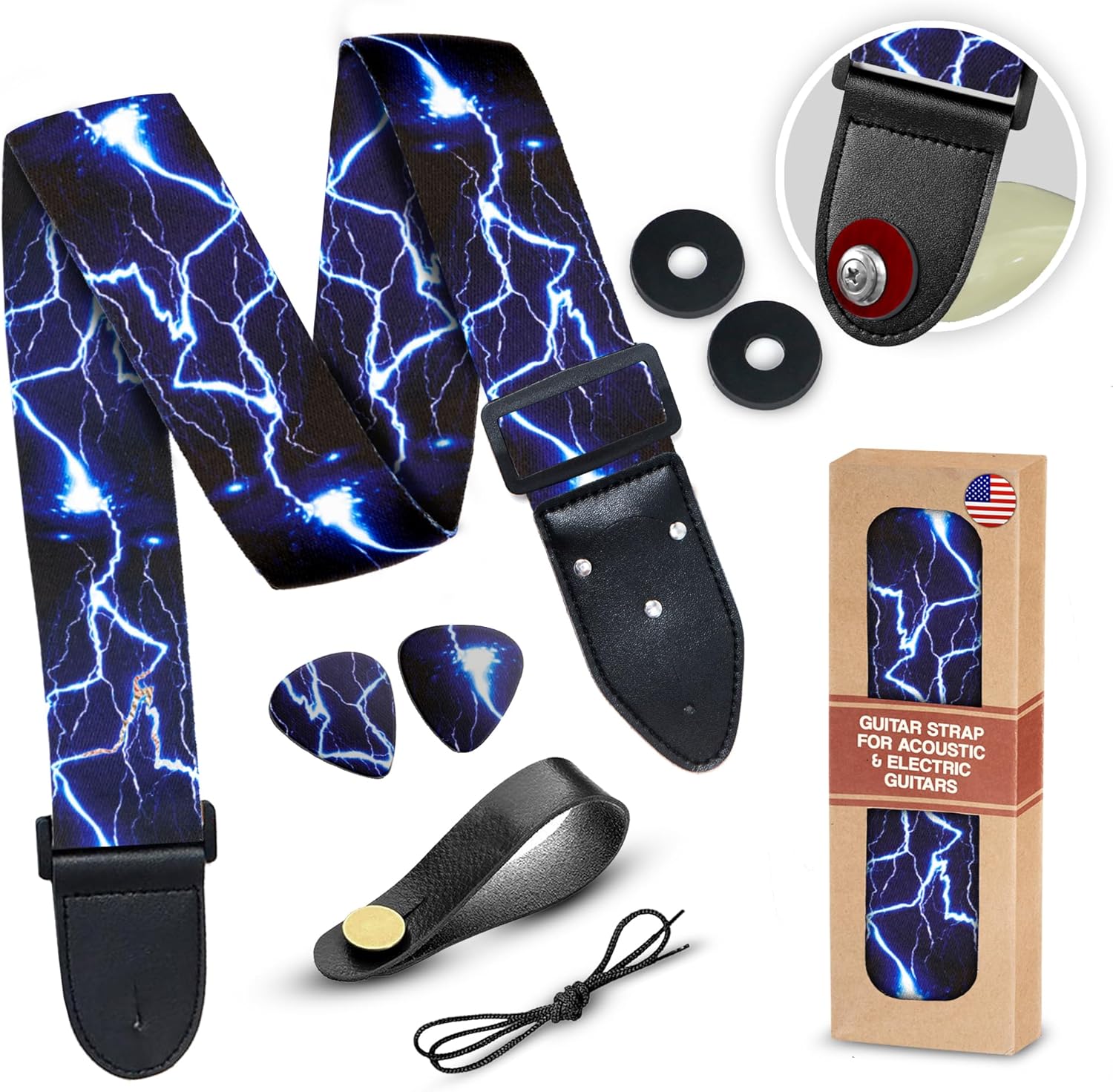 Lightning Design Guitar Strap Set for Every Player