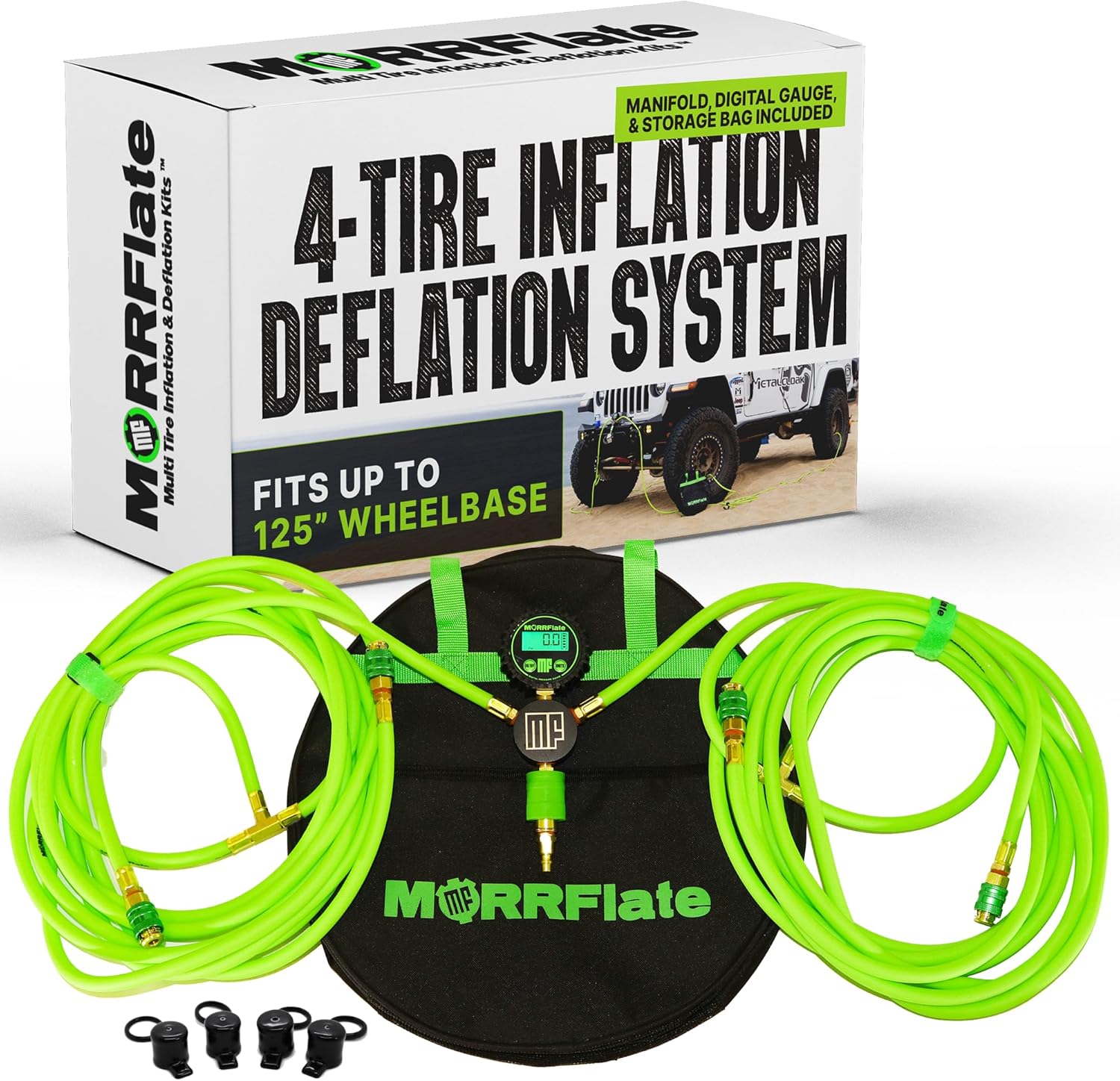 Quad 4 Tire Inflation System for Efficient Tire Management