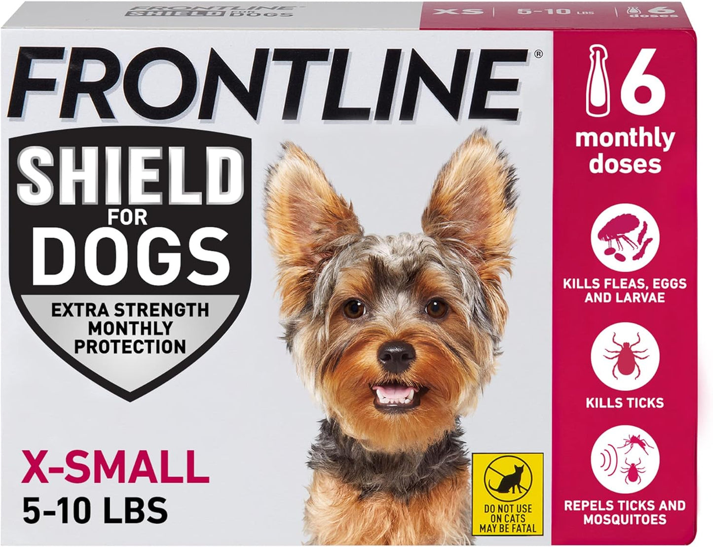 FRONTLINE Shield Flea & Tick Treatment for X-Small Dogs