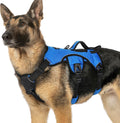 XL Blue Escape Proof Dog Harness - Padded Full Body No Pull Vest