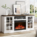 59 Inch Fireplace TV Stand for TVs up to 65 in - Stylish Media Console